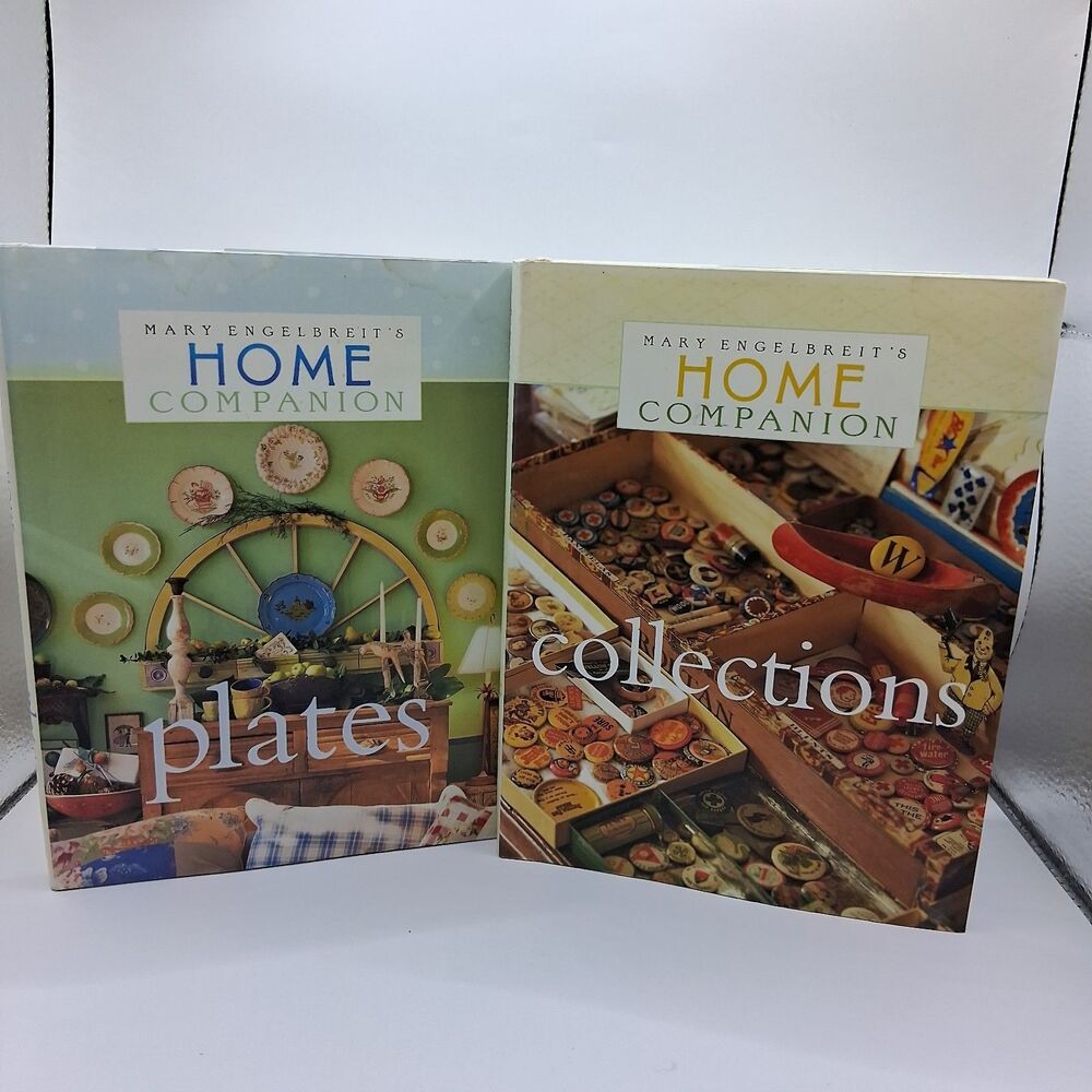 Mary Engelbreit Home Companion 2 Book Lot Plates Collections Hardcover 1st Ed
